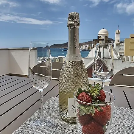 Malibu Canteras Atico 23 Vista Mar - Seaview Penthouse (adults Only) 아파트 라스팔마스