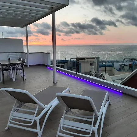 Malibu Canteras Atico 23 Vista Mar - Seaview Penthouse (adults Only) 아파트 *
