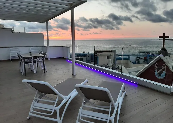 Malibú Canteras ático 23 Vista Mar - Seaview Penthouse Appartamento *